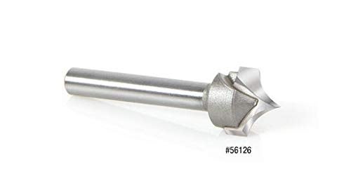 Amana Tool 56144 Carbide Tipped Point Cutting Roundover Router Bit Rounding 1/2 R x 1 D x 3/4 CH x 1/4 Shank x 2 Inch Long - Image 5